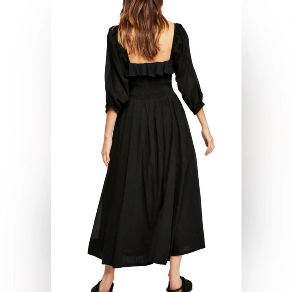 Free People | Black Maxi Dress - Picture 2 of 9